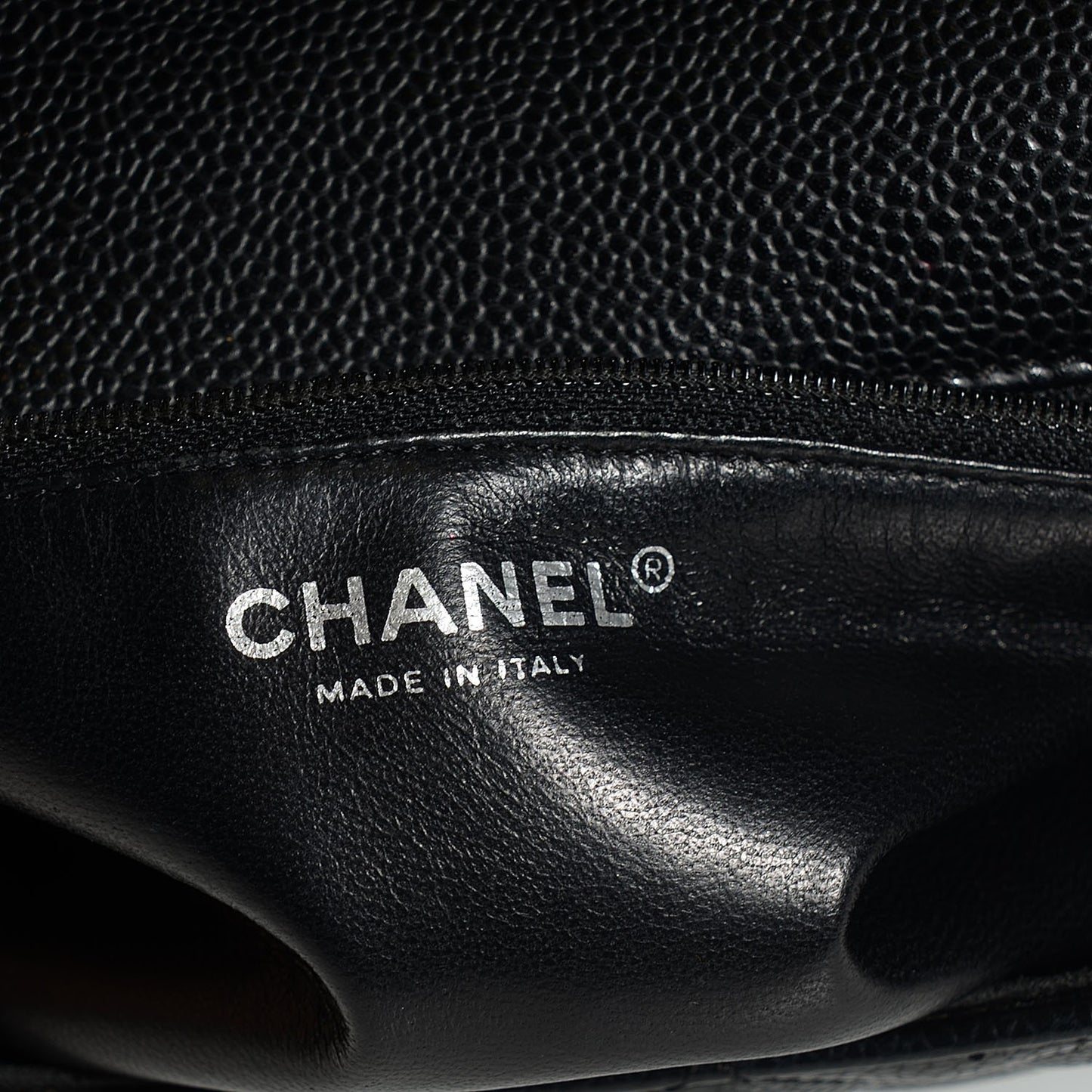 Caviar Quilted Jumbo Kelly Flap Black