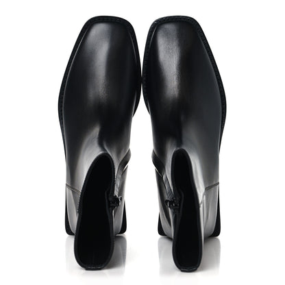 Balenciaga Calfskin Soft Rim Ankle Booties 37 Black 2 of 9