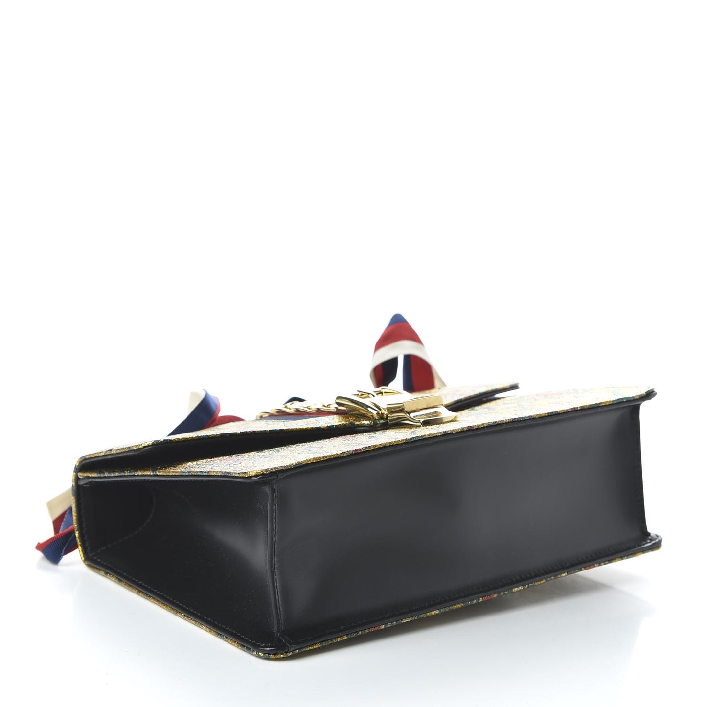 Iridescent Brocade Small Sylvie Shoulder Bag Gold