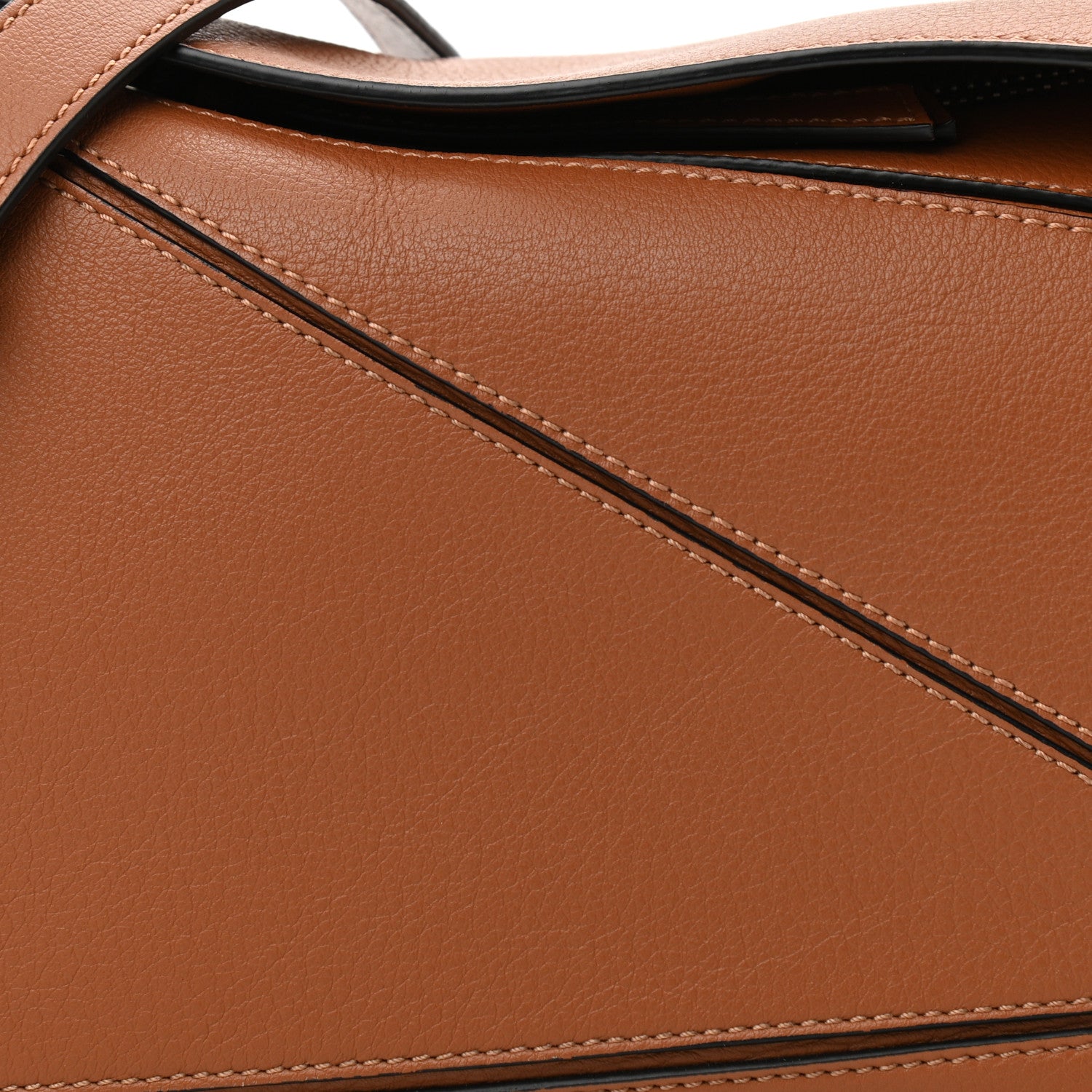 Loewe Calfskin Small Puzzle Bag Tan 8 of 11