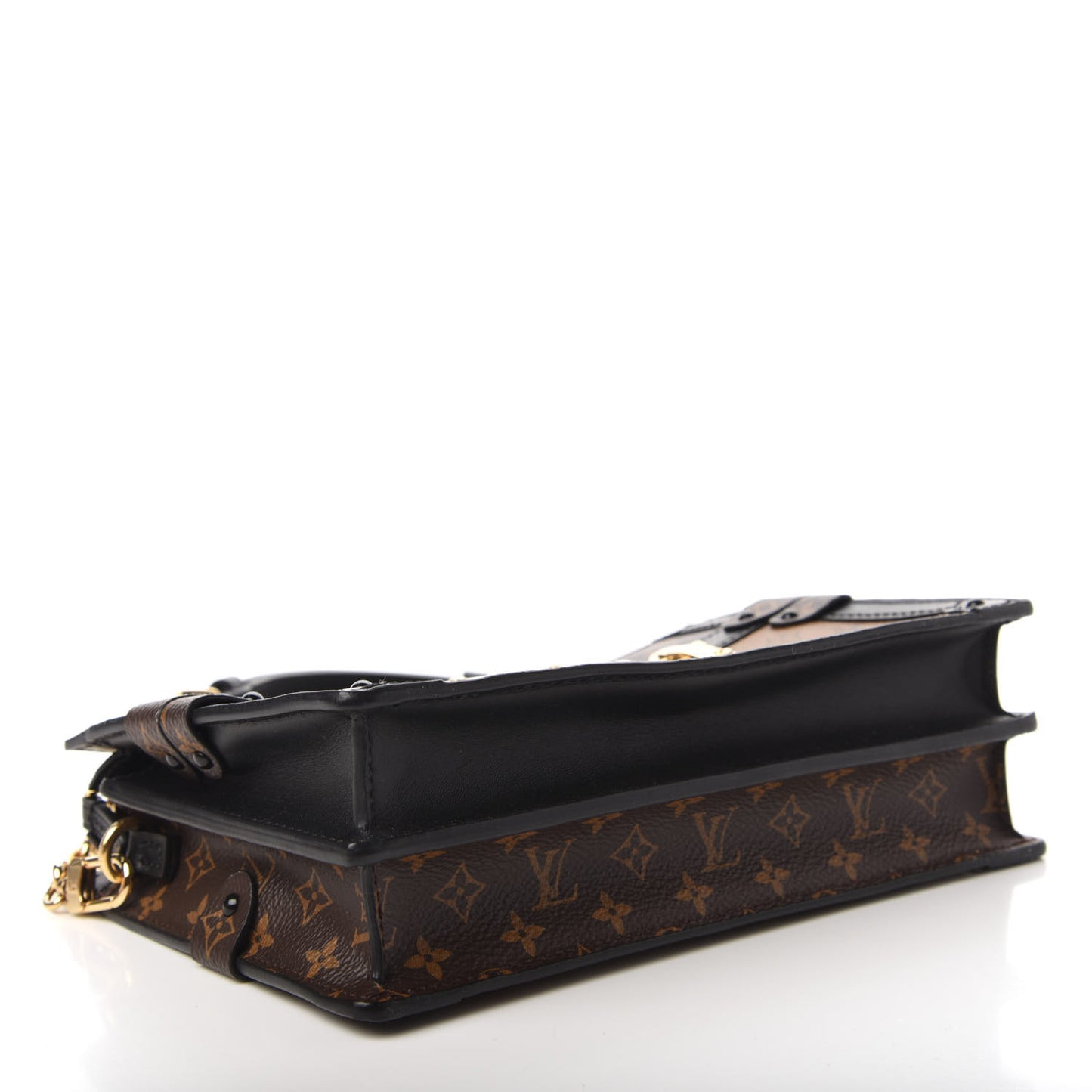 Reverse Monogram Trunk Clutch