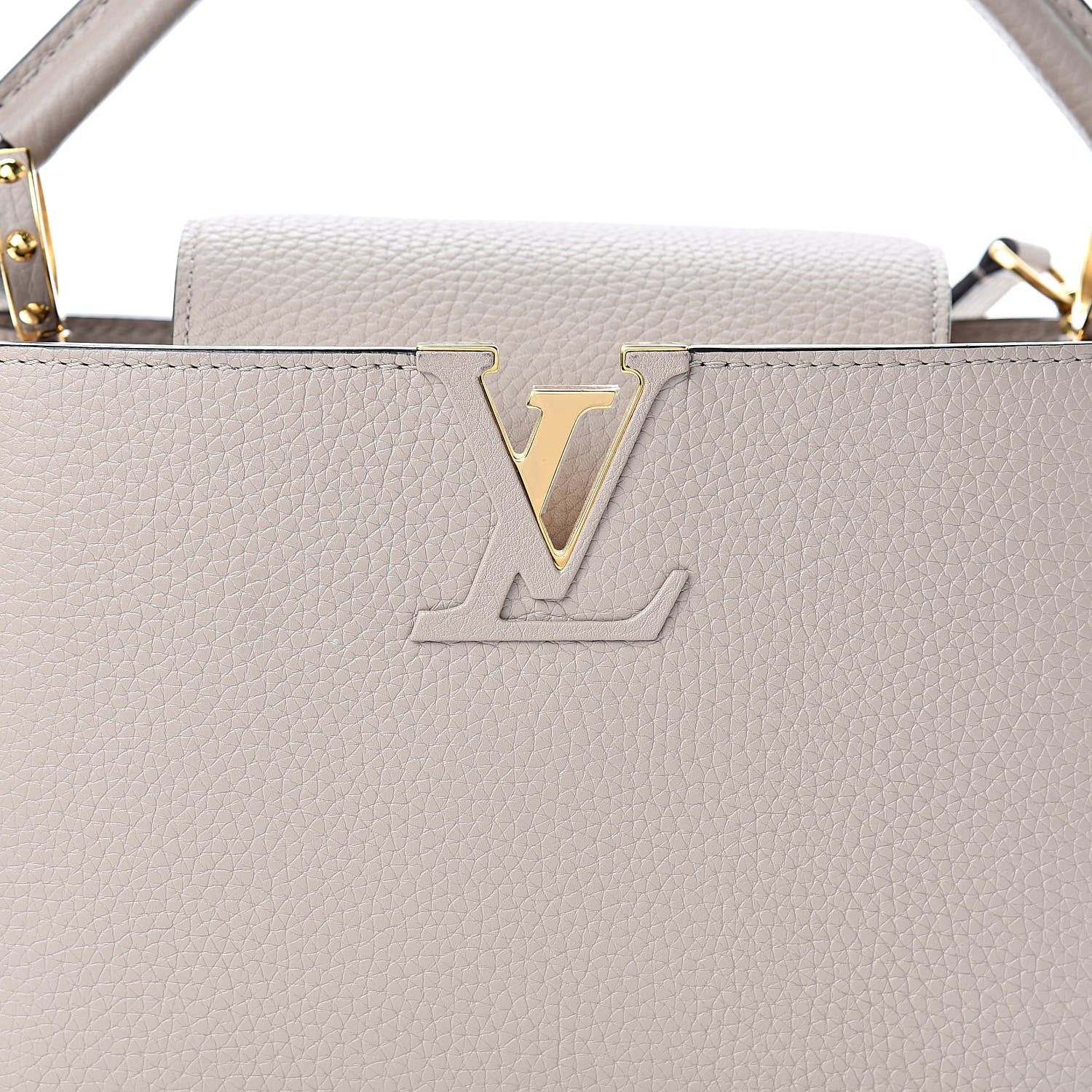Louis Vuitton Taurillon Capucines PM Galet 7 of 10
