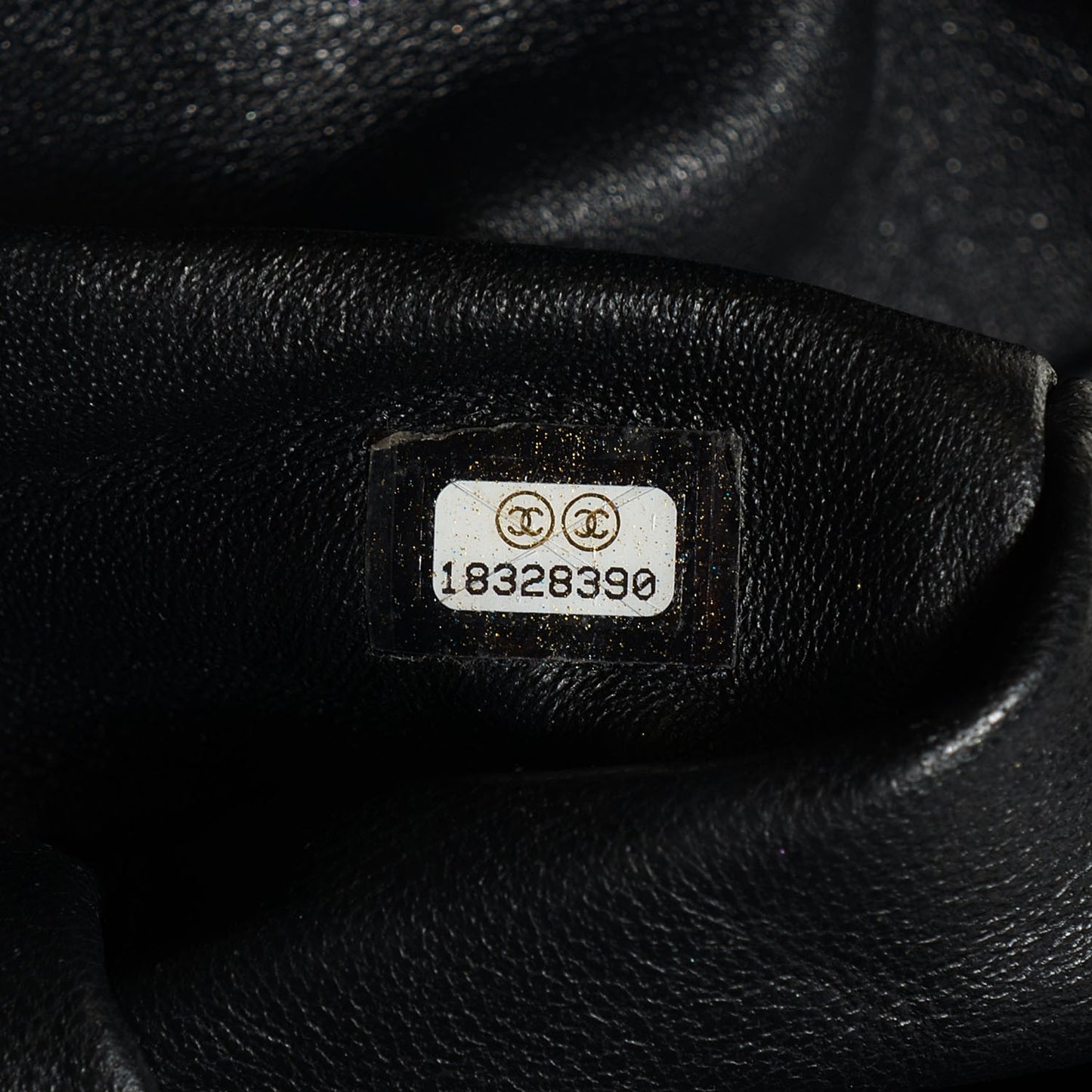 Patent Quilted Jumbo Classic Twist Flap Bag Black