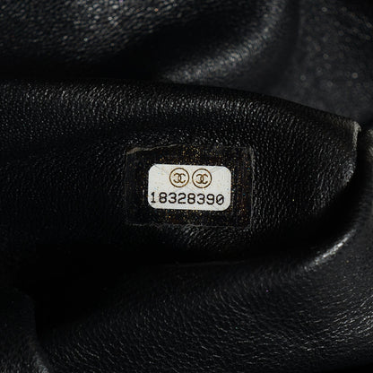 Chanel Patent Quilted Jumbo Classic Twist Flap Bag Black 8 of 8