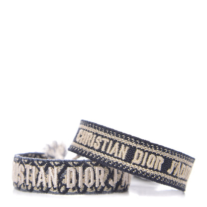 Christian Dior Woven Cotton J'Adior Friendship Bracelet Set 1 of 7