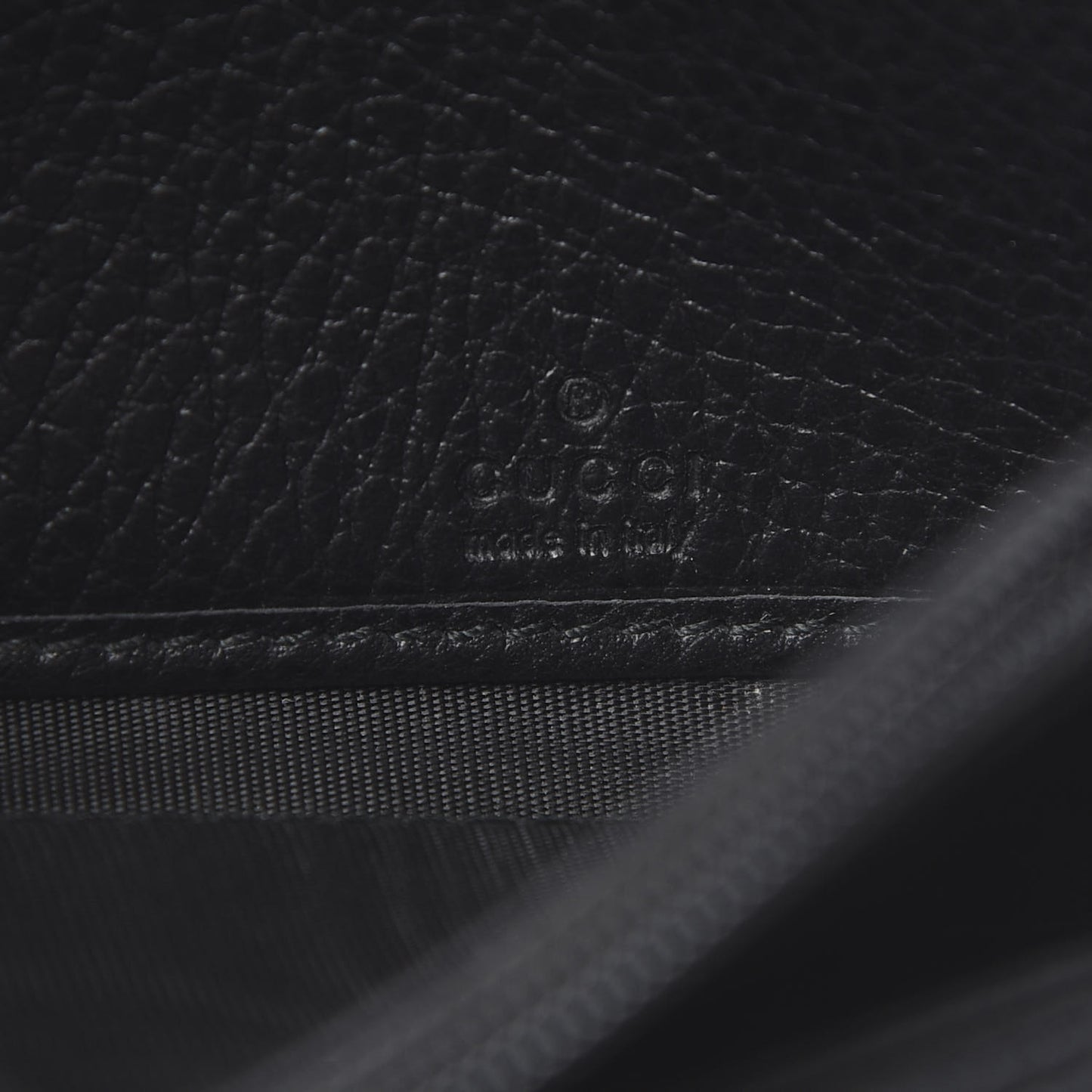 Dollar Calfskin Swing Continental Wallet Black