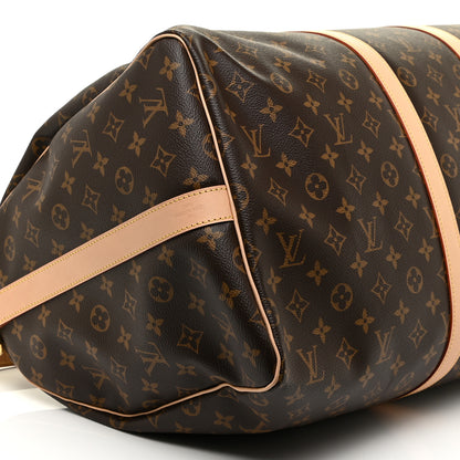 Louis Vuitton Monogram Keepall Bandouliere 55 8 of 11