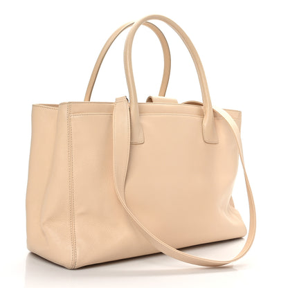 Chanel Calfskin Cerf Executive Shopper Tote Beige 2 of 8