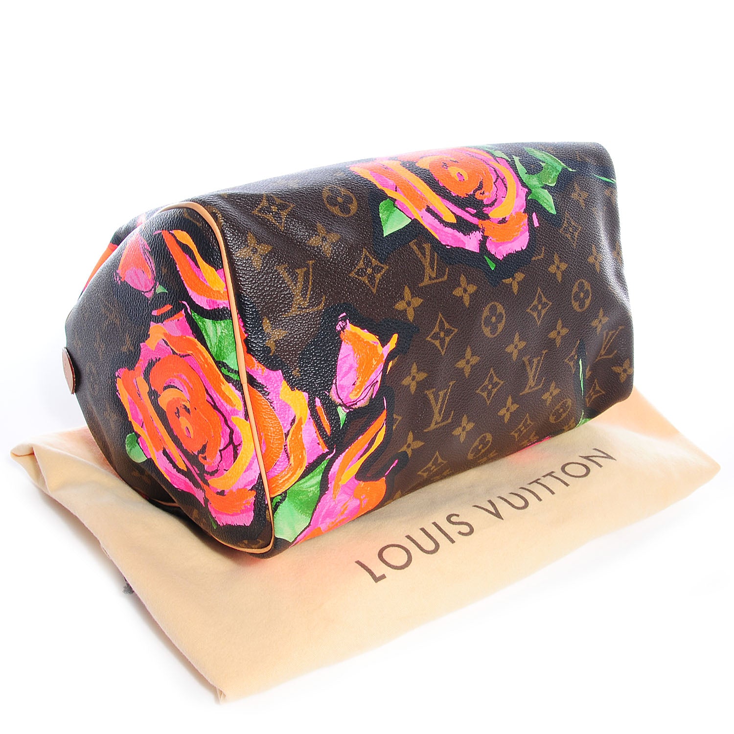 Louis Vuitton Monogram Roses Speedy 30 4 of 7
