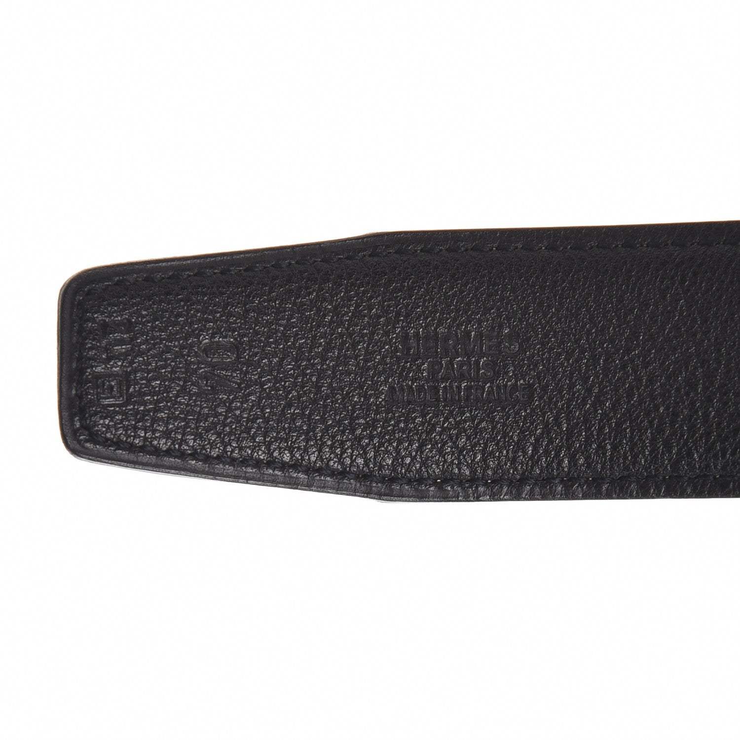 Hermes Swift Epsom 32mm Belt Strap 70 Black Bleu 5 of 7