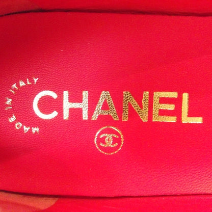 Chanel Patent Classic CC Ballet Flats 40 Red 9 of 9
