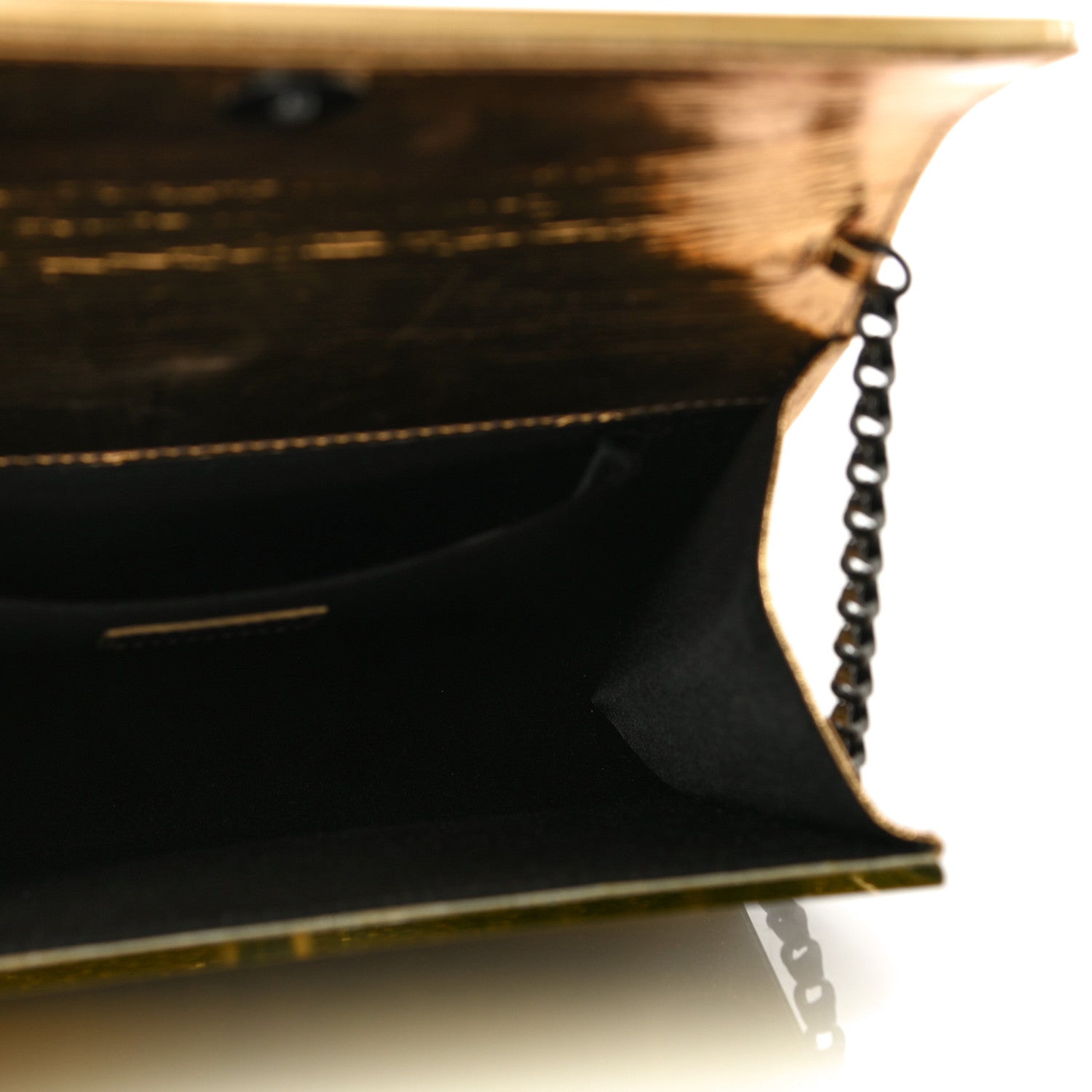 Jimmy Choo Acrylic Glitter I Want Choo Candy Clutch Gold 5 of 11