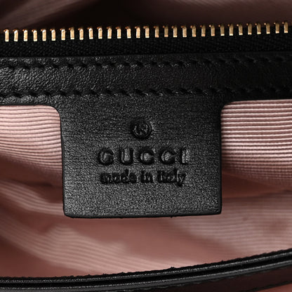 Gucci Vitello Palmellato Lux Small Arli Flap Shoulder Bag Black 6 of 12