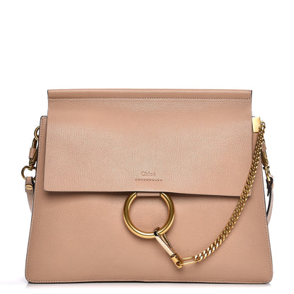 Chloe Calfskin Medium Faye Shoulder Bag Biscotti Beige 1 of 8