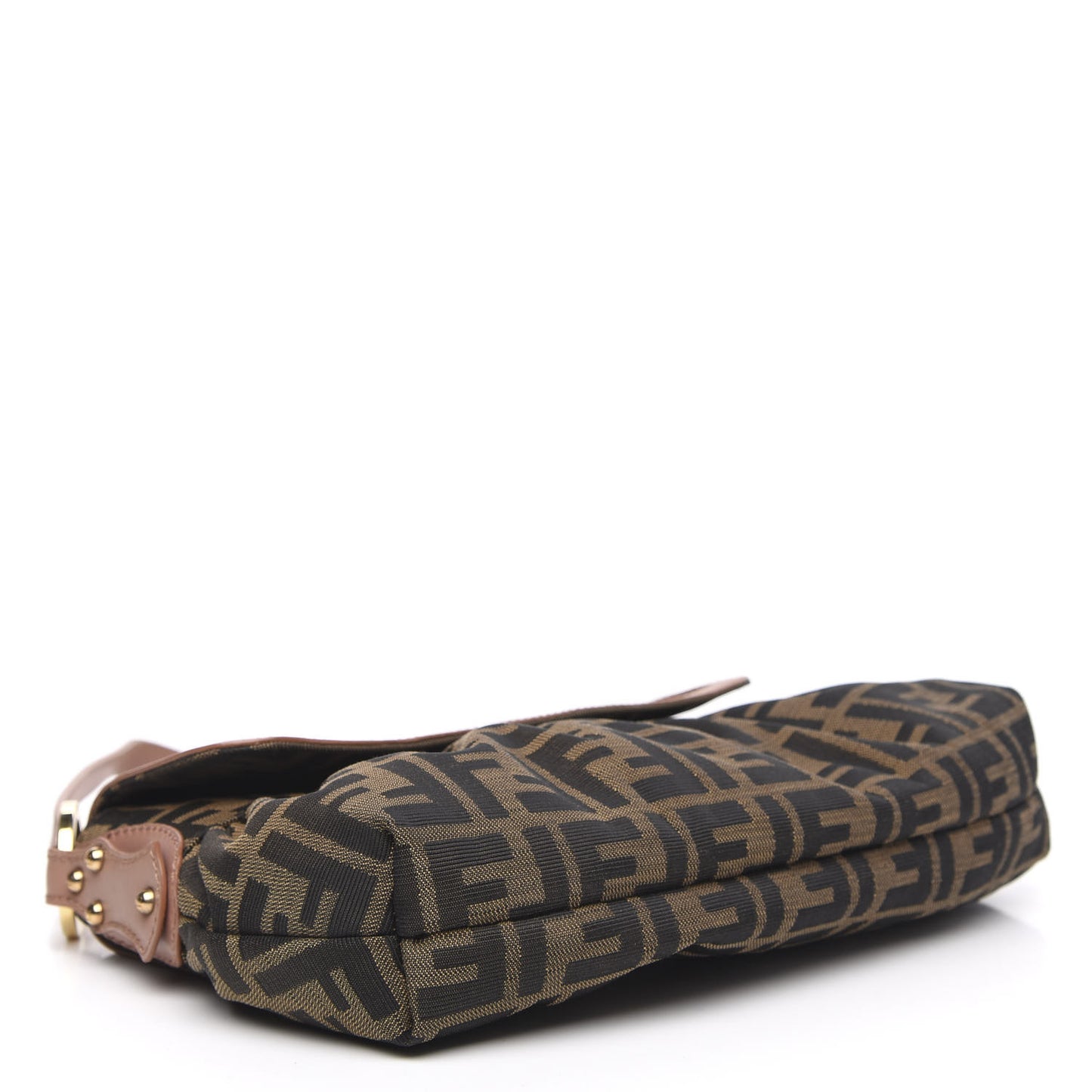 Zucca Cuoio Lucido Small Chef Shoulder Bag Tobacco Bois de Rose