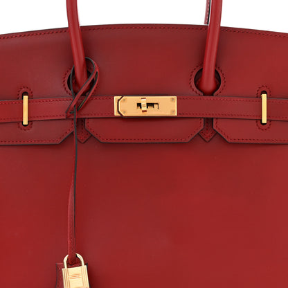 Hermes Box Birkin 35 Rouge H 8 of 14