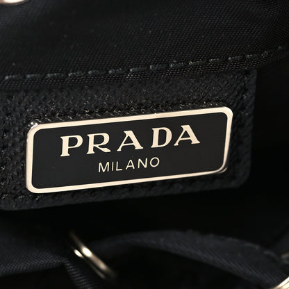 Prada Nylon Vela Drawstring Pouch Black 7 of 10