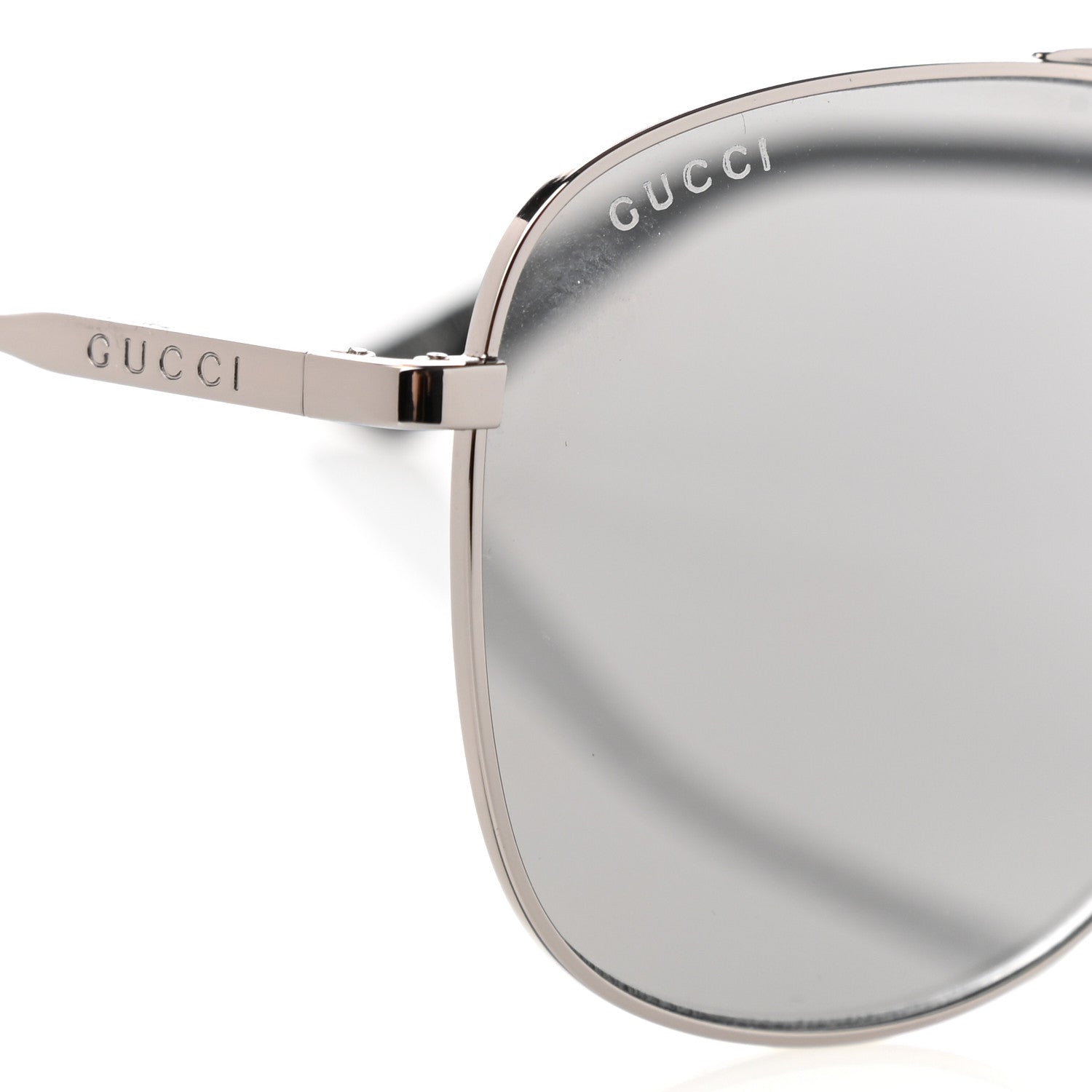 Gucci Aviator Sunglasses GG0410SK Grey 7 of 8