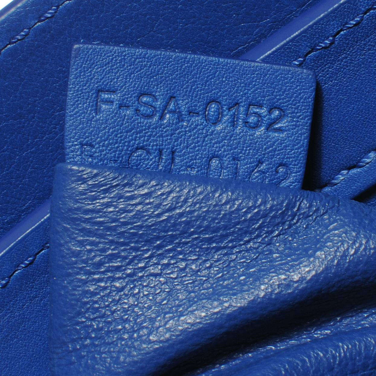 Celine Smooth Calfskin Micro Luggage Royal Blue 10 of 10