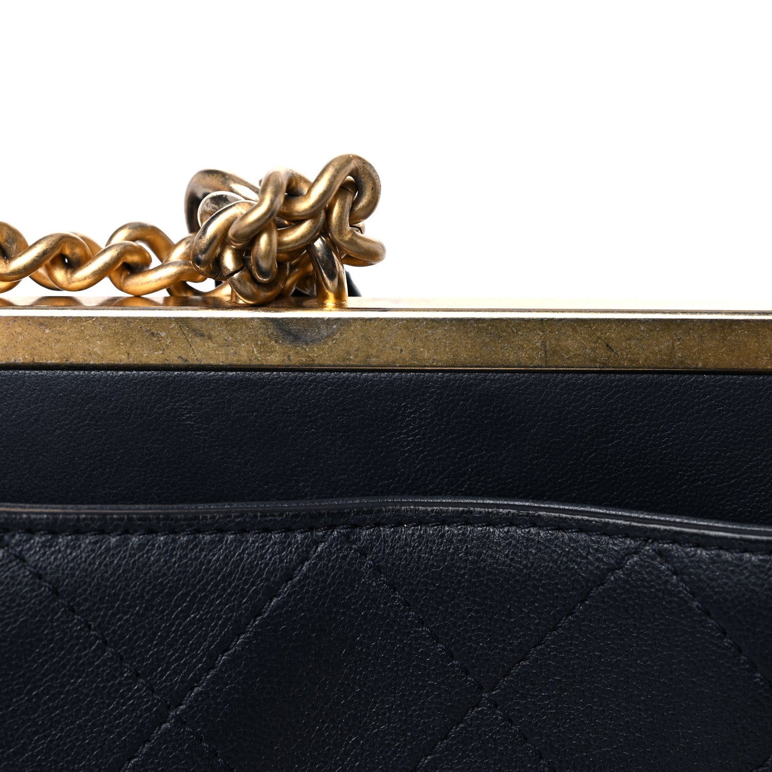 Chanel Lambskin Stitched Coco Luxe Tote Blue 12 of 15