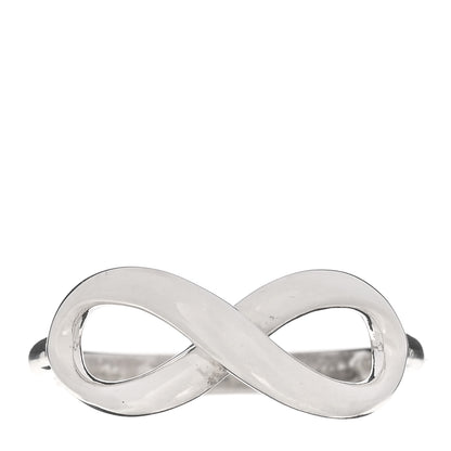 Tiffany Sterling Silver Infinity Ring 54 6.75 1 of 6