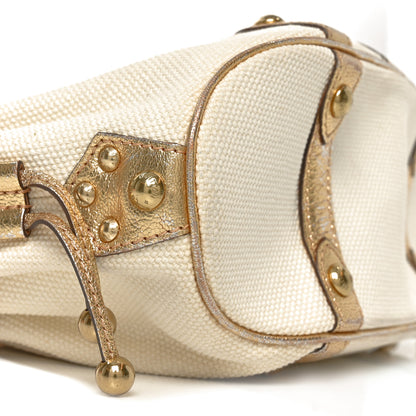 Louis Vuitton Antigua Theda GM Ecru Gold 9 of 10