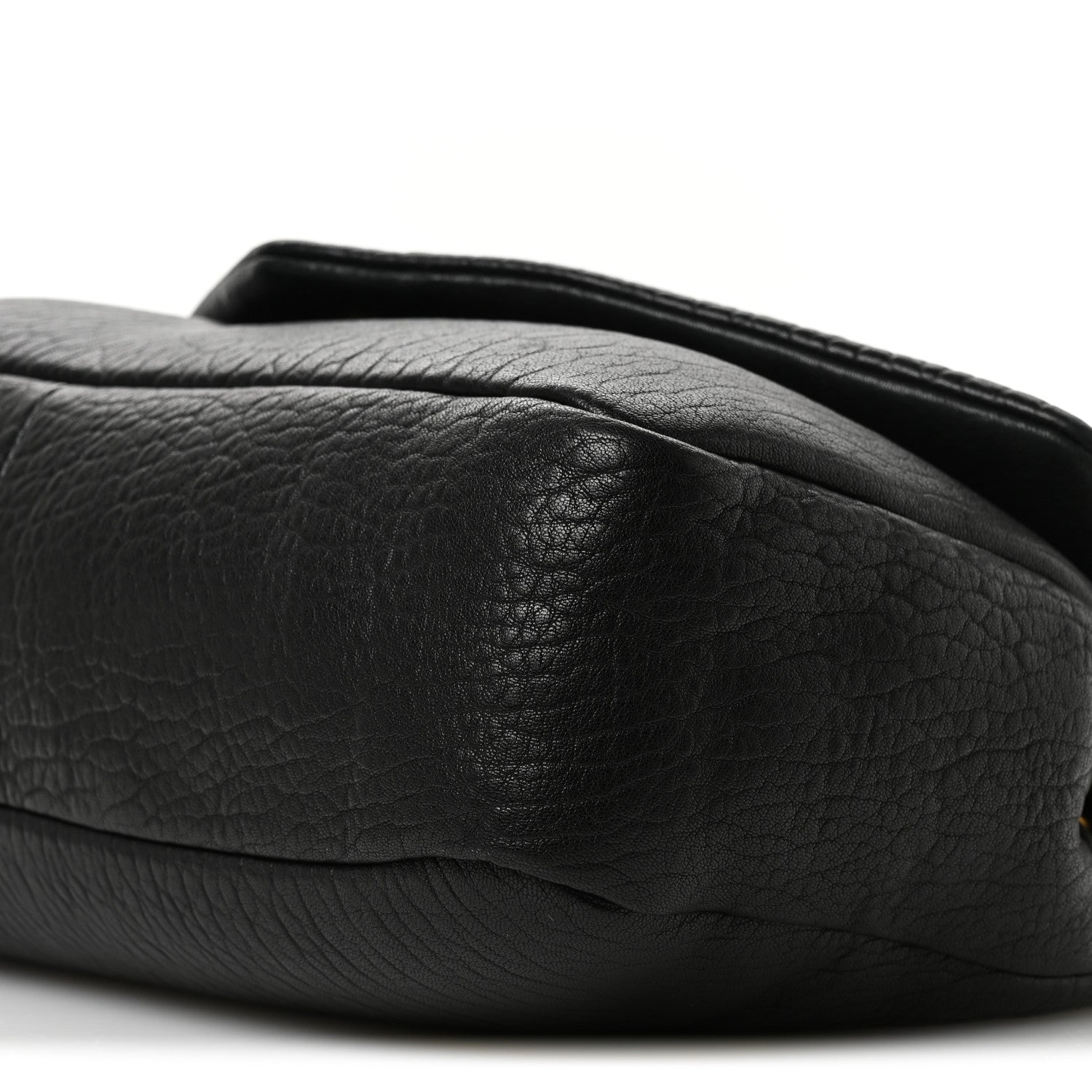 Saint Laurent Grained Lambskin Large Calypso Black 10 of 11