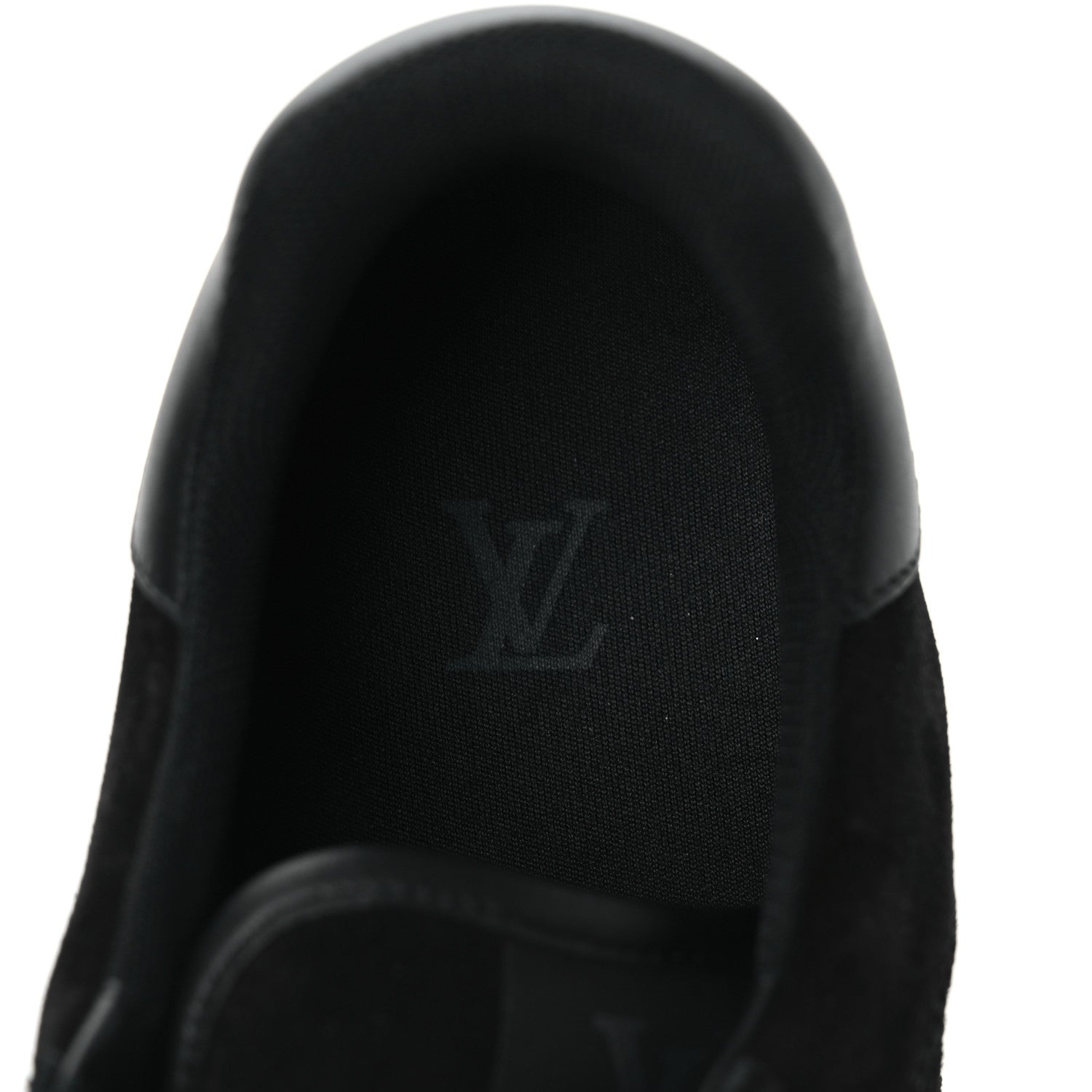 Louis Vuitton Suede Mens LV Trainer Sneakers 9.5 Black 8 of 9