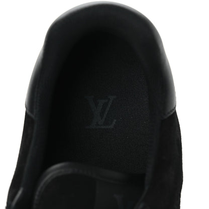 Louis Vuitton Suede Mens LV Trainer Sneakers 9.5 Black 8 of 9