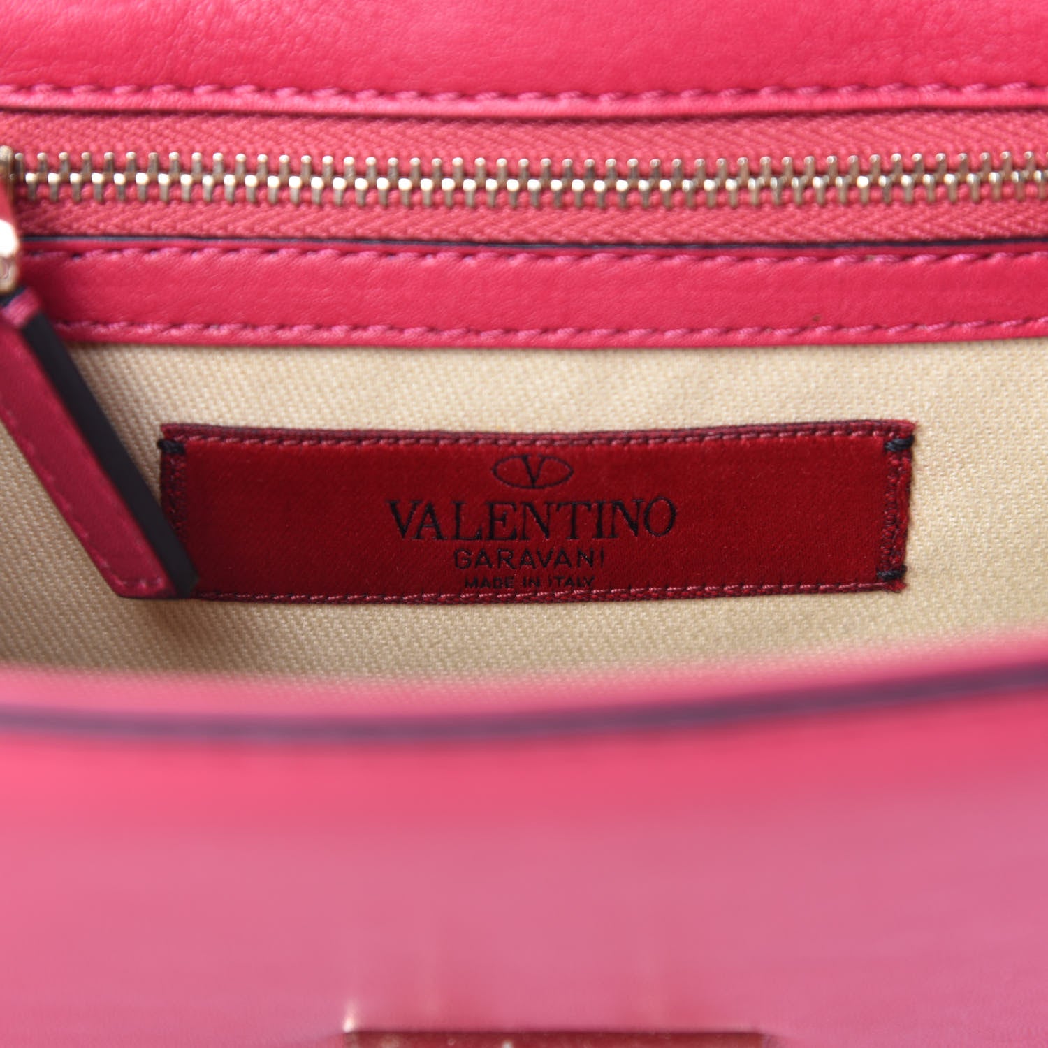 Valentino Garavani Vitello Small Glam Lock Rockstud Flap Cyclamin 12 of 13