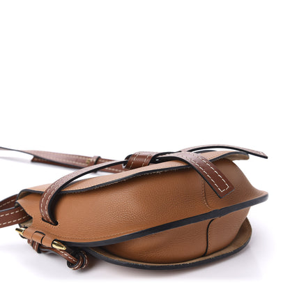 Loewe Grained Calfskin Small Gate Crossbody Bag Caramel Pecan 4 of 10