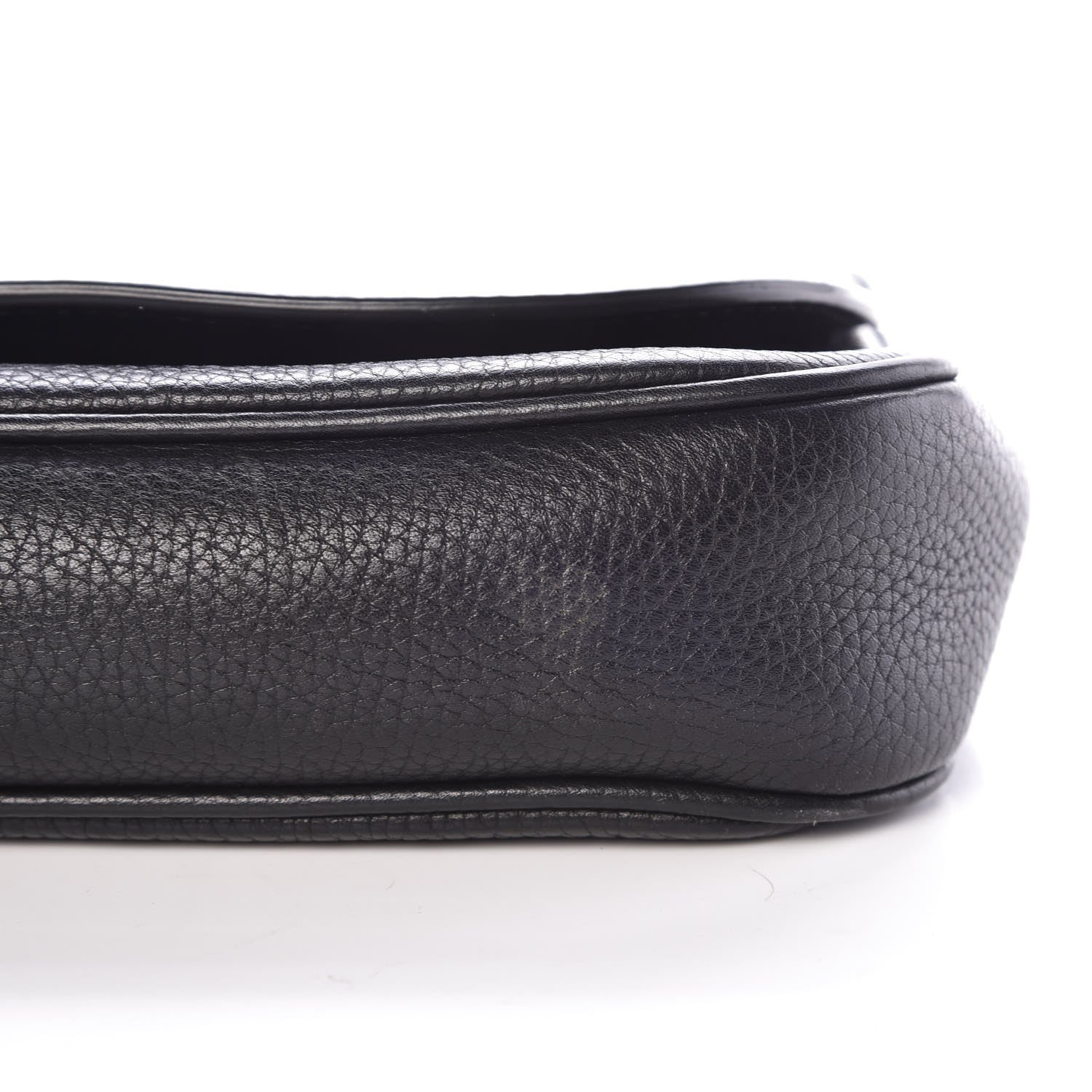 Gucci Pebbled Calfskin Medium Soho Flap Crossbody Black 9 of 9