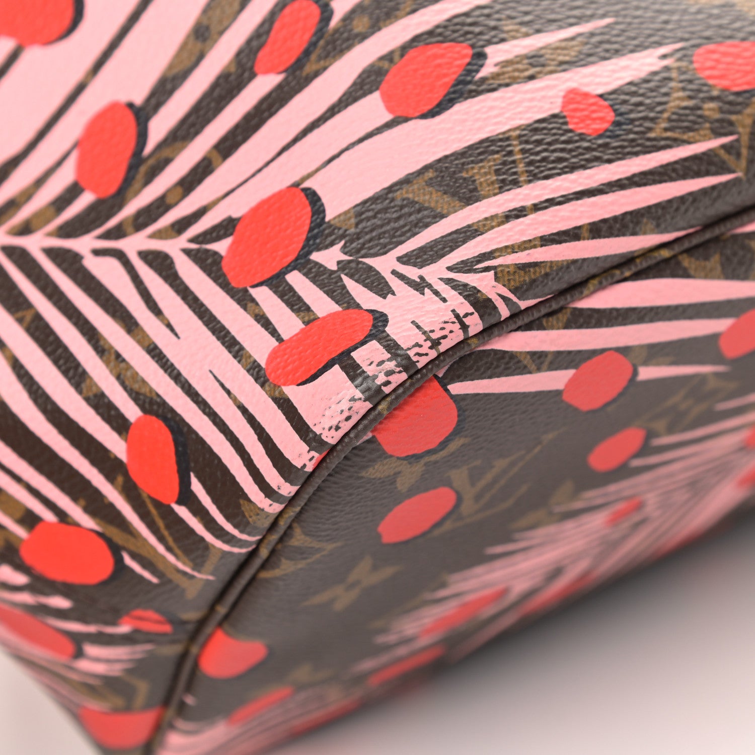 Louis Vuitton Monogram Jungle Dots Neo Neverfull MM Sugar Pink Poppy 8 of 12