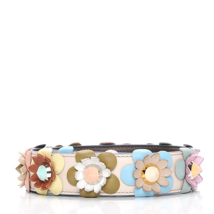 Fendi Vitello Dolce Flowerland Studded Strap You Camelia Moresco Multicolor 2 of 5