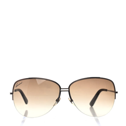 Gucci Metal Aviator Sunglasses GG 2889 S Brown 2 of 4
