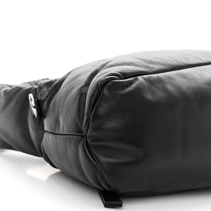 Loewe Shiny Nappa Puffer Puzzle Hobo Black 8 of 9