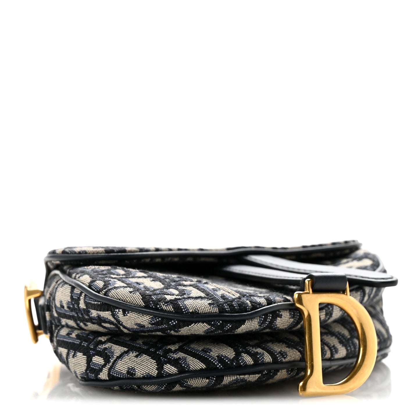 Oblique Mini Saddle Bag Blue