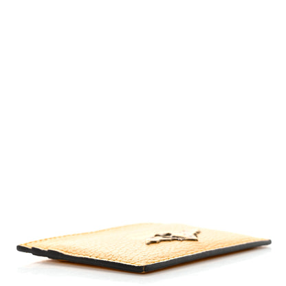 Gucci Calfskin Garden Bat Card Holder Yellow 4 of 8