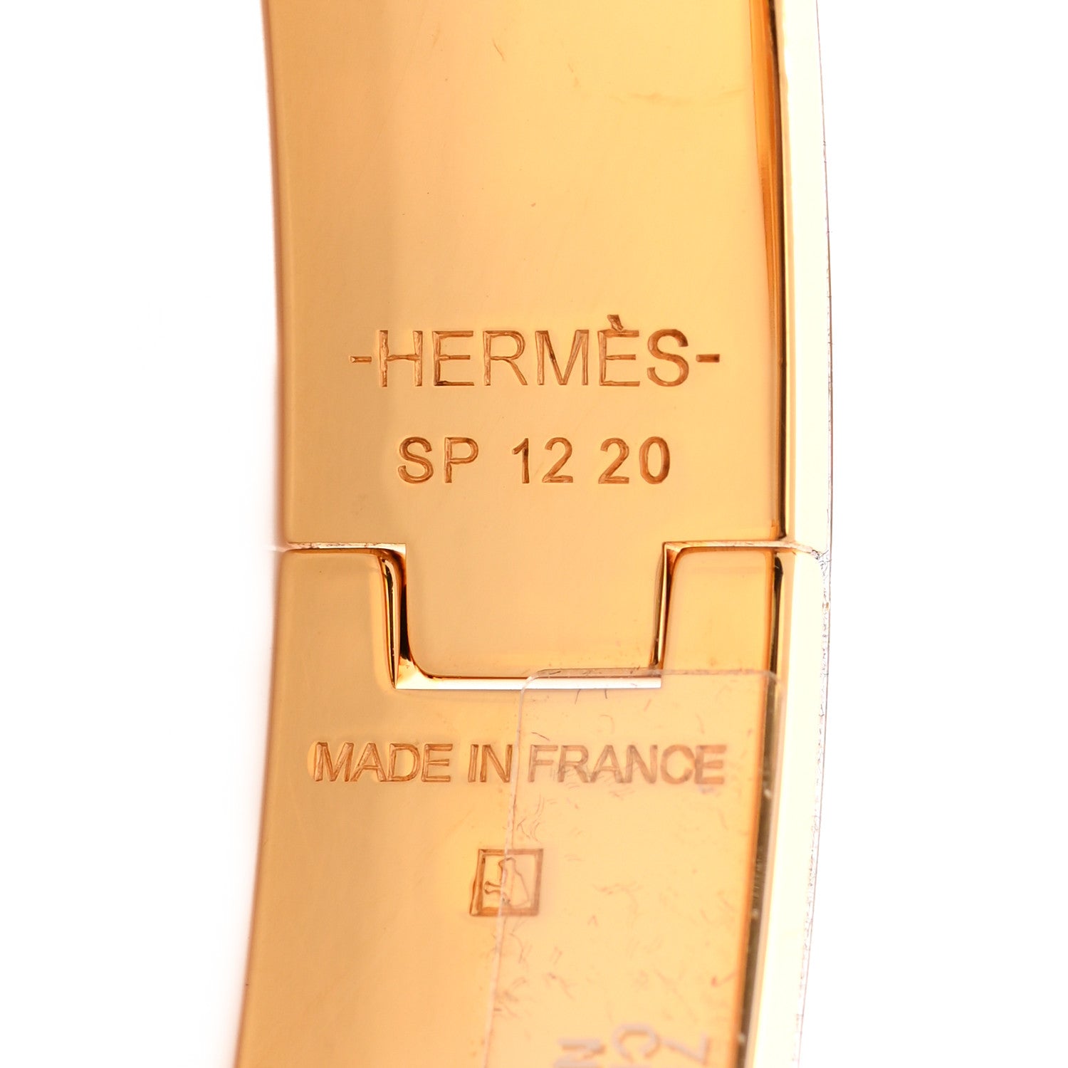 Hermes Enamel Narrow Clic Clac H Bracelet PM Black 4 of 4
