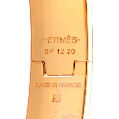 Hermes Enamel Narrow Clic Clac H Bracelet PM Black 4 of 4