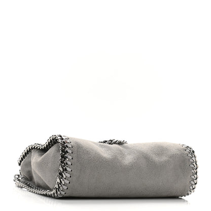 Stella McCartney Shaggy Deer Mini Falabella Fold Over Tote Light Grey 3 of 8