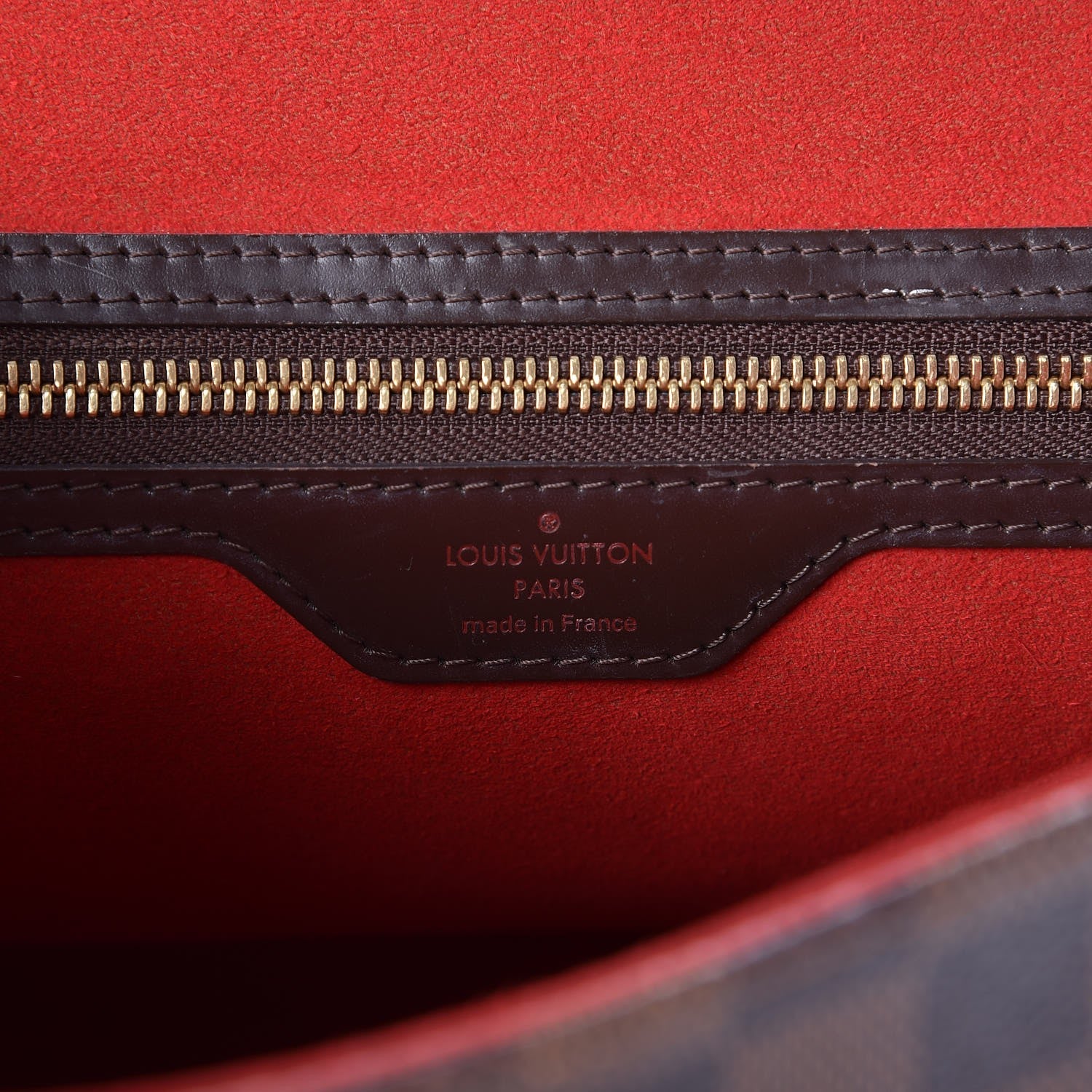 Louis Vuitton Damier Ebene Bergamo MM 7 of 9
