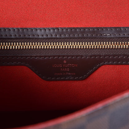 Louis Vuitton Damier Ebene Bergamo MM 7 of 9