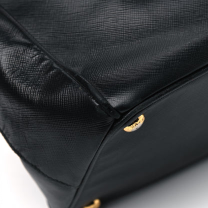 Prada Saffiano Medium Galleria Double Zip Tote Black 9 of 20
