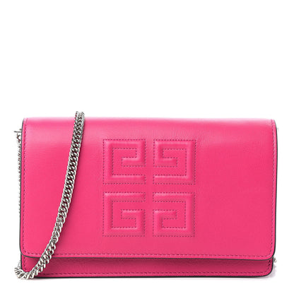 Givenchy Lambskin Emblem Chain Wallet Cyclamen 1 of 10