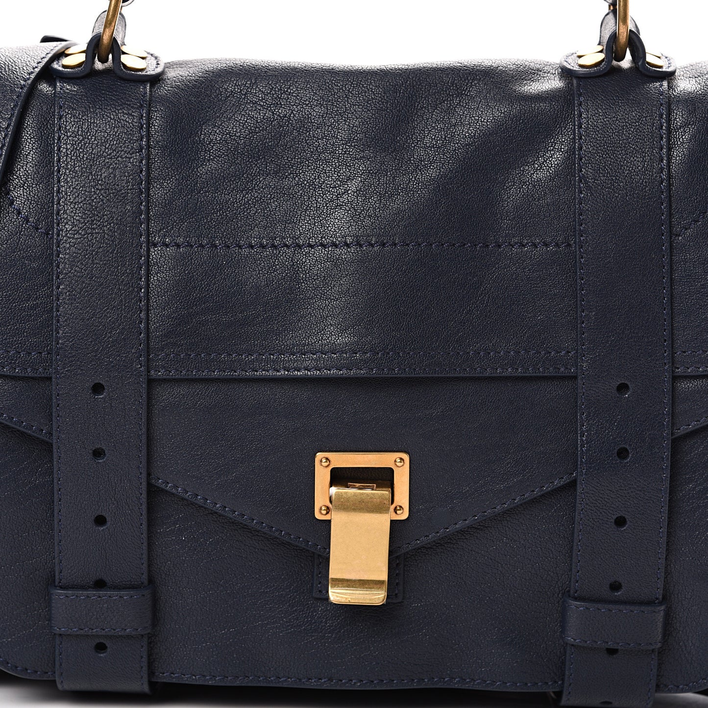 Lambskin Medium PS1 Satchel Midnight