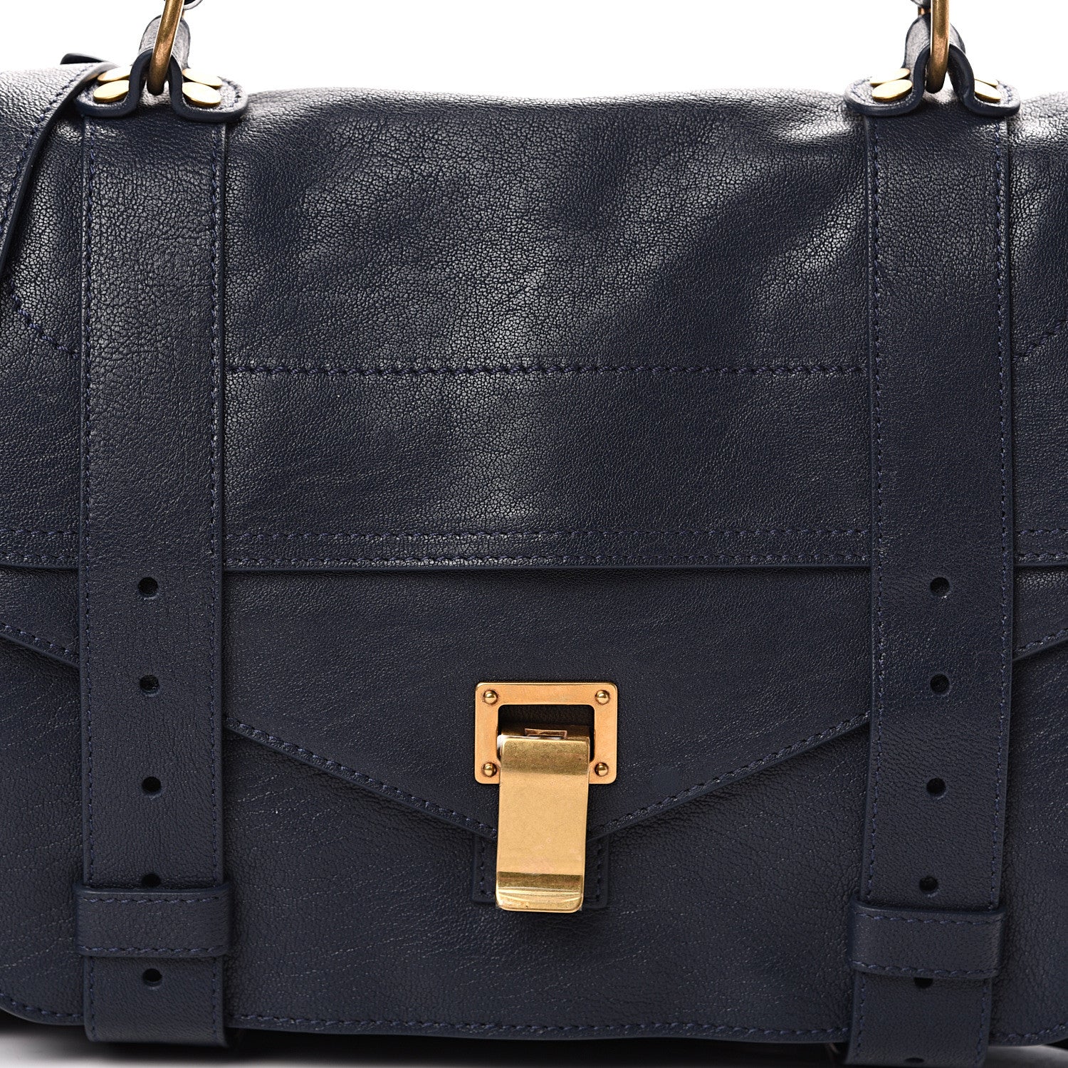 Proenza Schouler Lambskin Medium PS1 Satchel Midnight 8 of 10