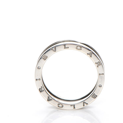 Bulgari Sterling Silver Ceramic Save The Children One-Band Ring 52 6 7 of 7