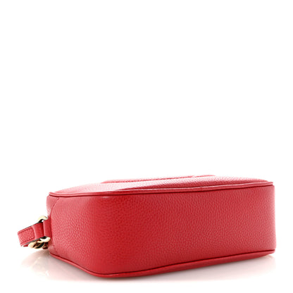 Gucci Pebbled Calfskin Small Soho Disco Bag Vibrant Red 4 of 11