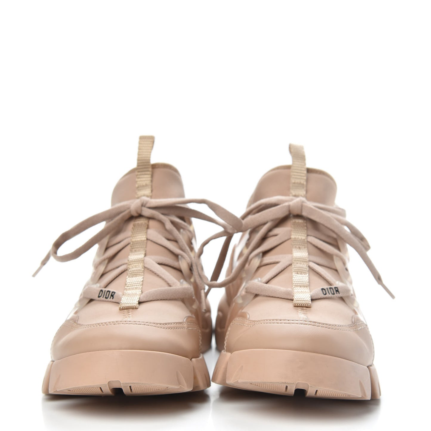 Neoprene Rubber Womens D-Connect Sneakers 38 Nude